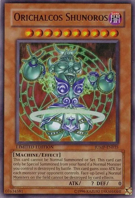 Orichalcos Shunoros [JUMP-EN035] Ultra Rare - Doe's Cards
