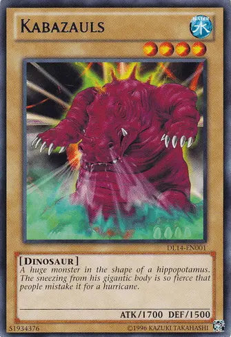 Kabazauls (Blue) [DL14-EN001] Rare - Doe's Cards