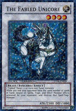 The Fabled Unicore [DT04-EN039] Super Rare - Doe's Cards