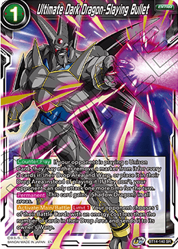 Ultimate Dark Dragon-Slaying Bullet (BT14-140) [Cross Spirits] - Doe's Cards