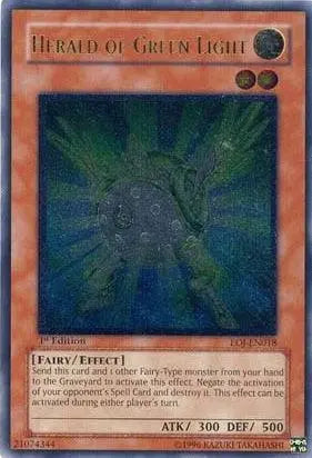 Herald of Green Light [EOJ-EN018] Ultimate Rare - Doe's Cards
