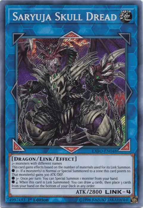 Saryuja Skull Dread [EXFO-EN048] Secret Rare - Doe's Cards