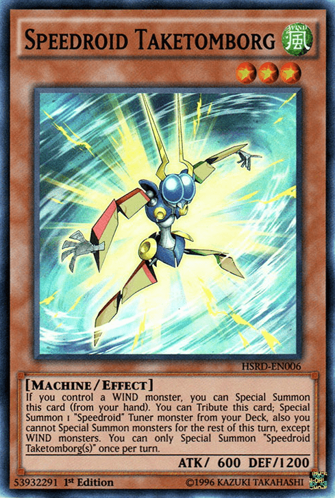 Speedroid Taketomborg [HSRD-EN006] Super Rare - Doe's Cards