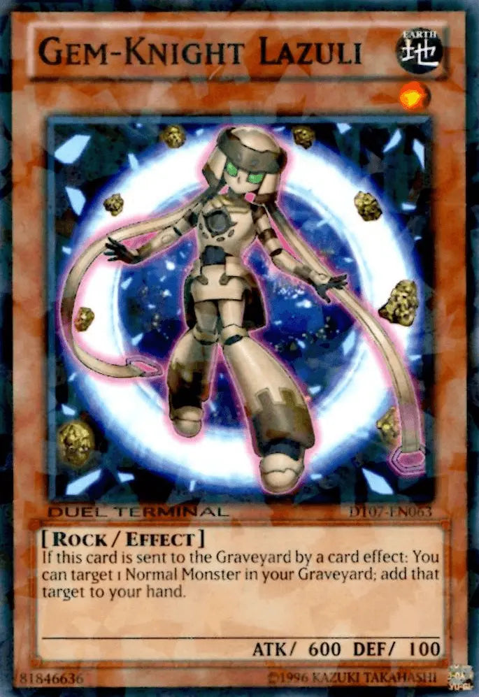 Gem-Knight Lazuli [DT07-EN063] Common - Doe's Cards