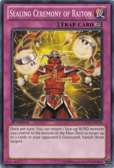 Sealing Ceremony of Raiton [GAOV-EN078] Common - Doe's Cards