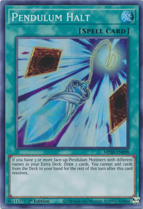Pendulum Halt [MP20-EN098] Super Rare - Doe's Cards