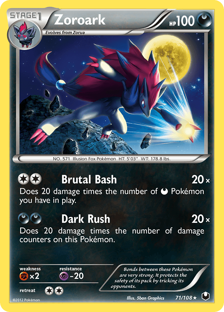 Zoroark (71/108) [Black & White: Dark Explorers] - Doe's Cards