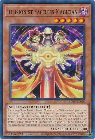 Illusionist Faceless Magician [LDS1-EN046] Common - Doe's Cards