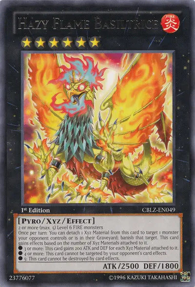 Hazy Flame Basiltrice [CBLZ-EN049] Rare - Doe's Cards