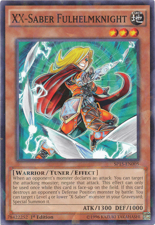 XX-Saber Fulhelmknight [SP15-EN005] Shatterfoil Rare - Doe's Cards