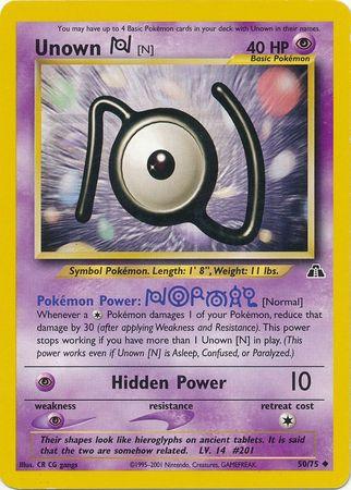 Unown [N] (50/75) [Neo Discovery Unlimited] - Doe's Cards