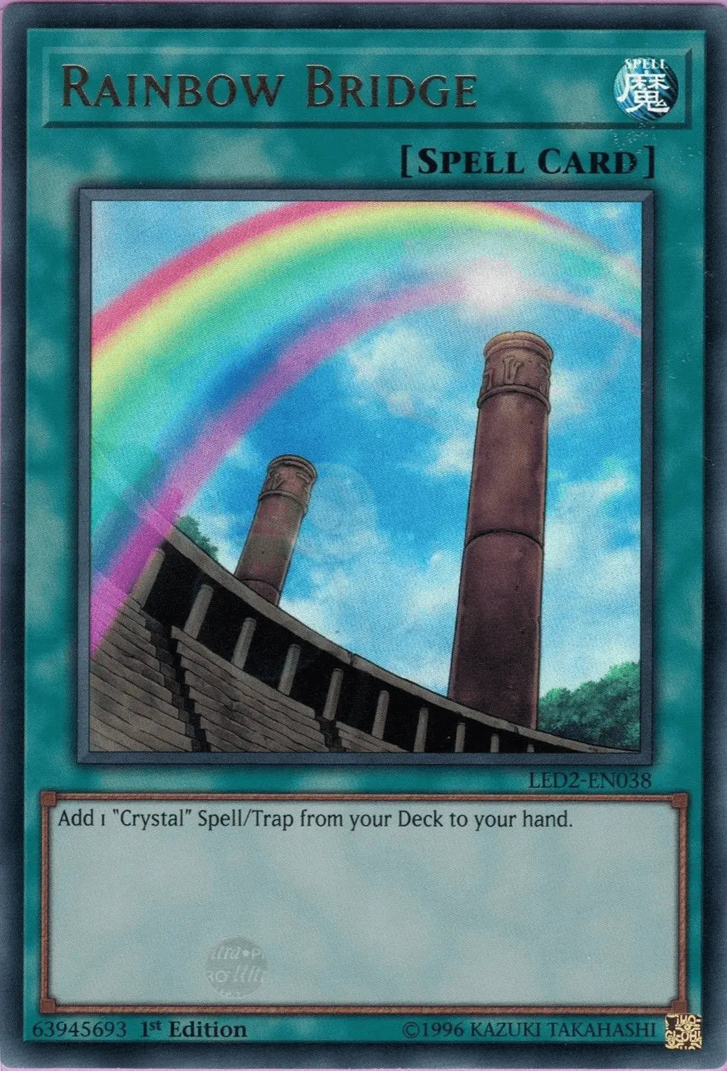 Rainbow Bridge [LED2-EN038] Ultra Rare - Doe's Cards