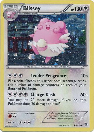 Blissey (81/119) (Cosmos Holo) [XY: Phantom Forces] - Doe's Cards