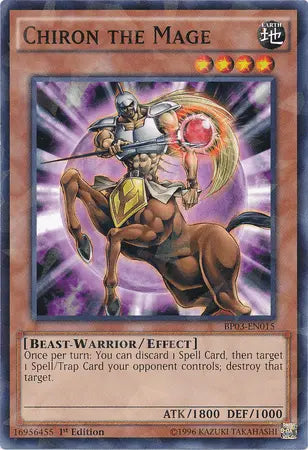 Chiron the Mage [BP03-EN015] Shatterfoil Rare - Doe's Cards