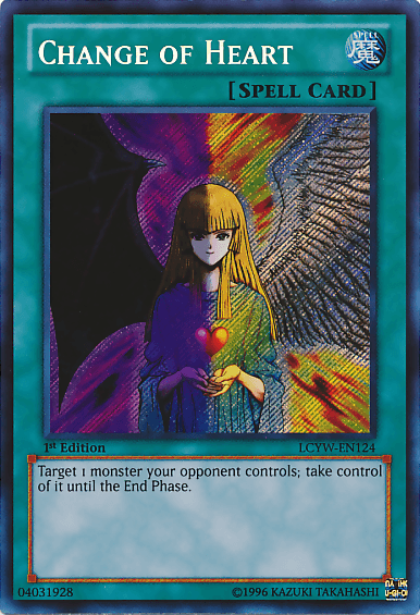 Change of Heart [LCYW-EN124] Secret Rare - Doe's Cards