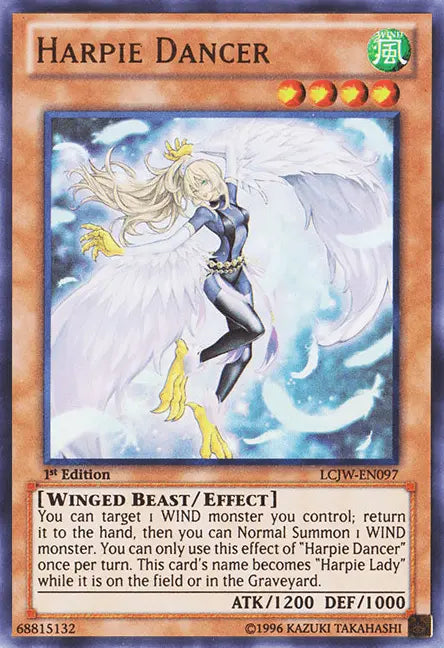 Harpie Dancer [LCJW-EN097] Ultra Rare - Doe's Cards