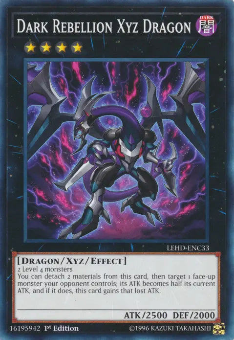 Dark Rebellion Xyz Dragon [LEHD-ENC33] Common - Doe's Cards
