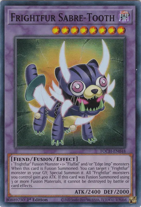 Frightfur Sabre-Tooth [TOCH-EN048] Super Rare - Doe's Cards