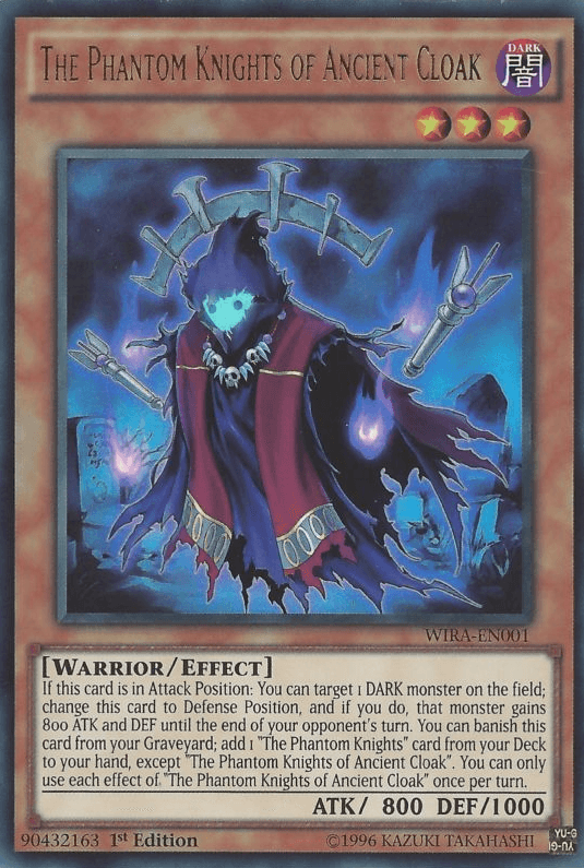 The Phantom Knights of Ancient Cloak [WIRA-EN001] Ultra Rare - Doe's Cards