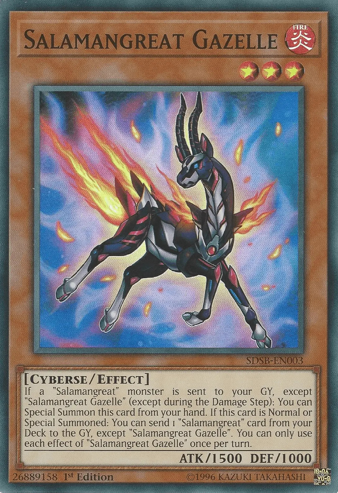 Salamangreat Gazelle [SDSB-EN003] Super Rare - Doe's Cards