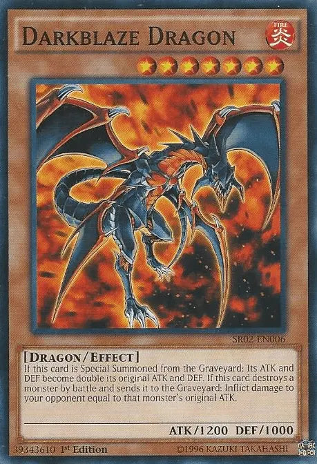 Darkblaze Dragon [SR02-EN006] Common - Doe's Cards