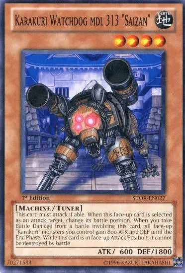 Karakuri Watchdog mdl 313 "Saizan" [STOR-EN027] Common - Doe's Cards