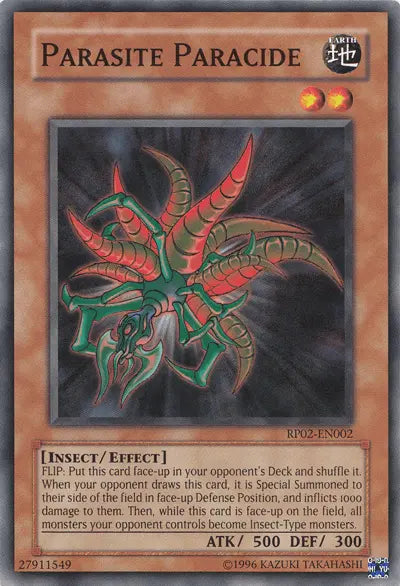 Parasite Paracide [RP02-EN002] Common - Doe's Cards