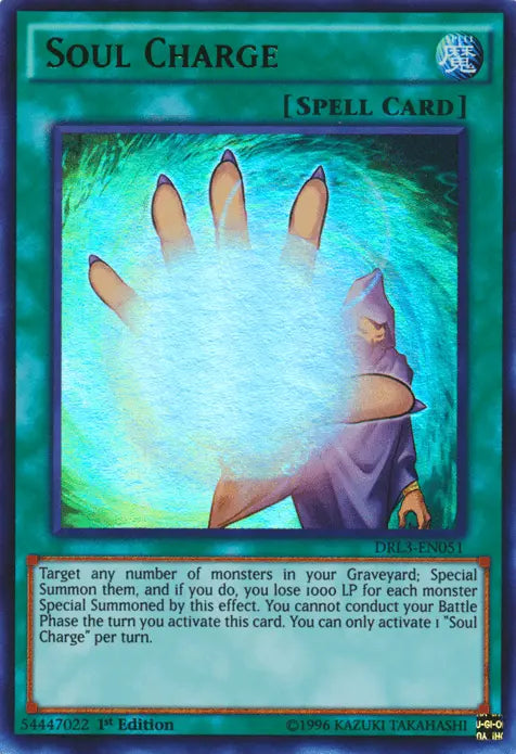 Soul Charge [DRL3-EN051] Ultra Rare - Doe's Cards