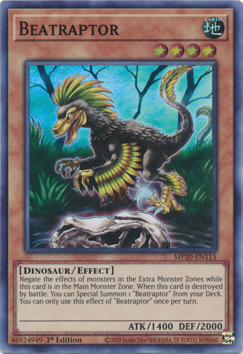 Beatraptor [MP20-EN115] Super Rare - Doe's Cards