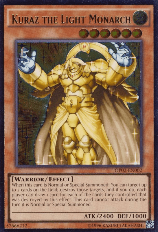 Kuraz the Light Monarch [OP02-EN002] Ultimate Rare - Doe's Cards