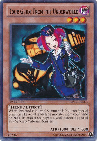 Tour Guide From the Underworld [BP01-EN023] Rare - Doe's Cards