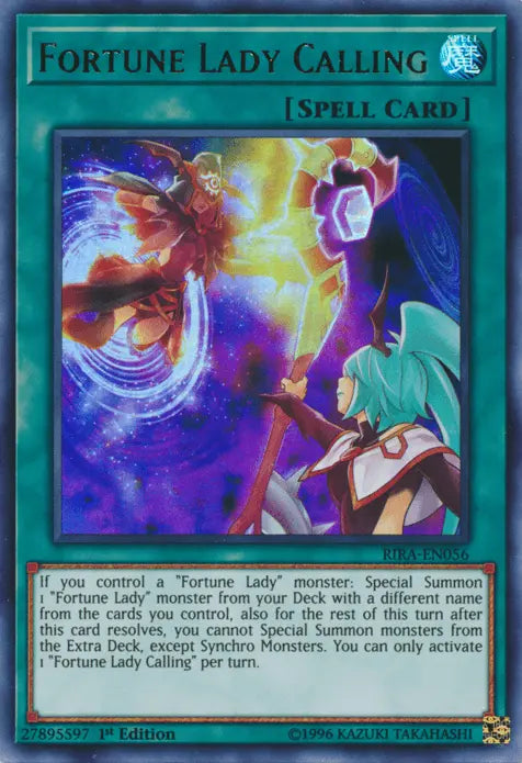 Fortune Lady Calling [RIRA-EN056] Ultra Rare - Doe's Cards
