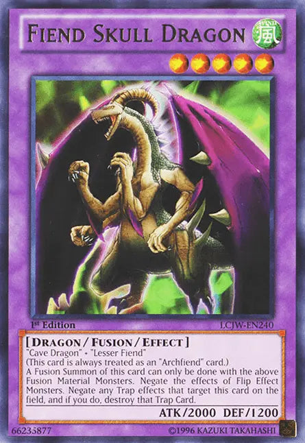 Fiend Skull Dragon [LCJW-EN240] Rare - Doe's Cards
