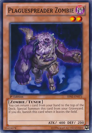 Plaguespreader Zombie [BP02-EN071] Common - Doe's Cards