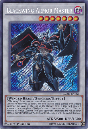 Blackwing Armor Master [LC5D-EN132] Secret Rare - Doe's Cards