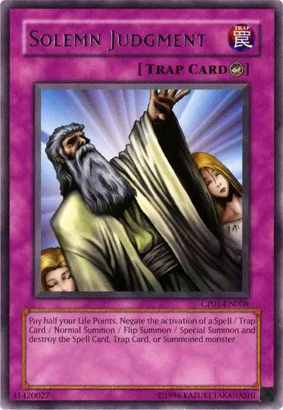 Solemn Judgment [CP01-EN008] Rare - Doe's Cards
