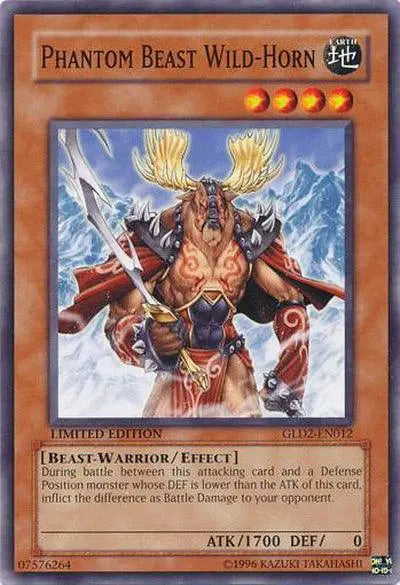 Phantom Beast Wild-Horn [GLD2-EN012] Common - Doe's Cards