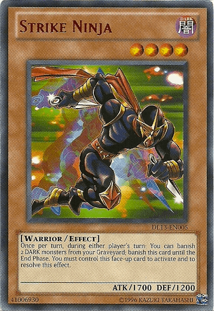 Strike Ninja (Red) [DL13-EN005] Rare - Doe's Cards