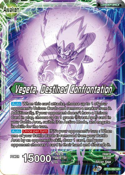 Vegeta // Vegeta, Destined Confrontation (BT15-062) [Saiyan Showdown] - Doe's Cards