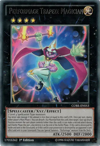 Performage Trapeze Magician [CORE-EN053] Rare - Doe's Cards