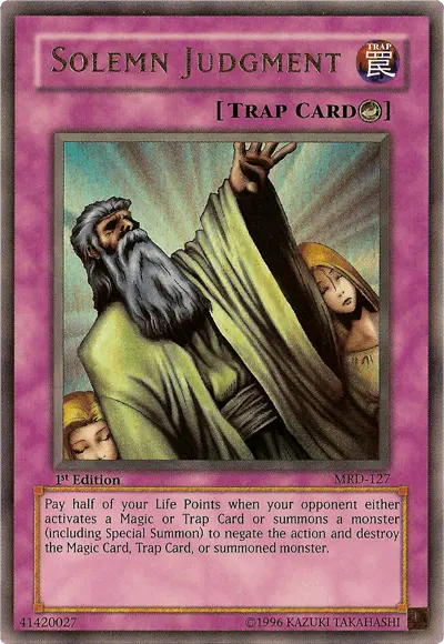 Solemn Judgment [MRD-127] Ultra Rare - Doe's Cards