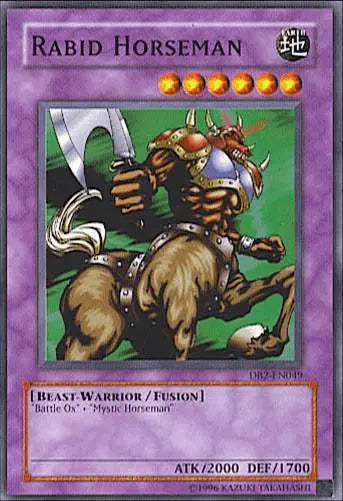 Rabid Horseman [DB2-EN049] Common - Doe's Cards