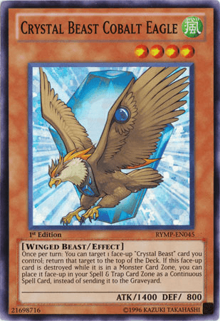 Crystal Beast Cobalt Eagle [RYMP-EN045] Super Rare - Doe's Cards