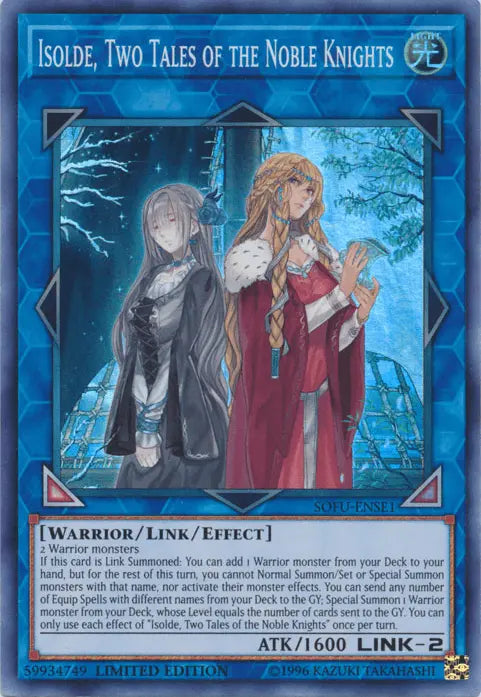 Isolde, Two Tales of the Noble Knights [SOFU-ENSE1] Super Rare - Doe's Cards