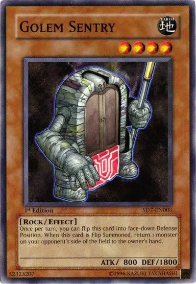 Golem Sentry [SD7-EN008] Common - Doe's Cards