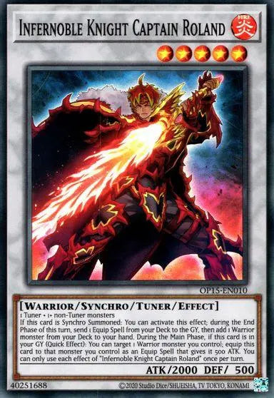 Infernoble Knight Captain Roland [OP15-EN010] Super Rare - Doe's Cards