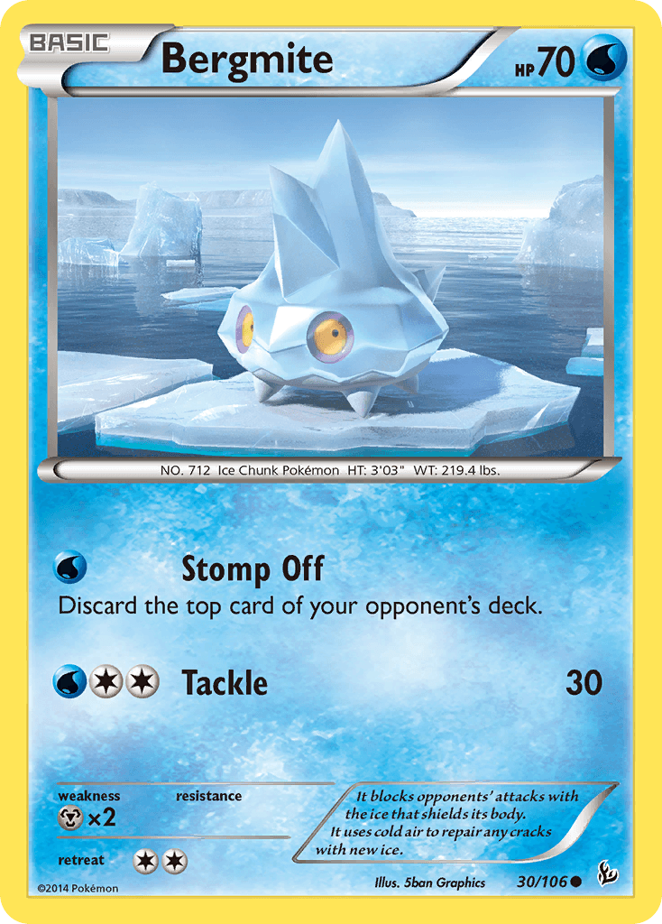 Bergmite (30/106) [XY: Flashfire] - Doe's Cards