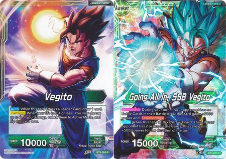 Vegito // Going All In, SSB Vegito (BT3-055) [Cross Worlds] - Doe's Cards