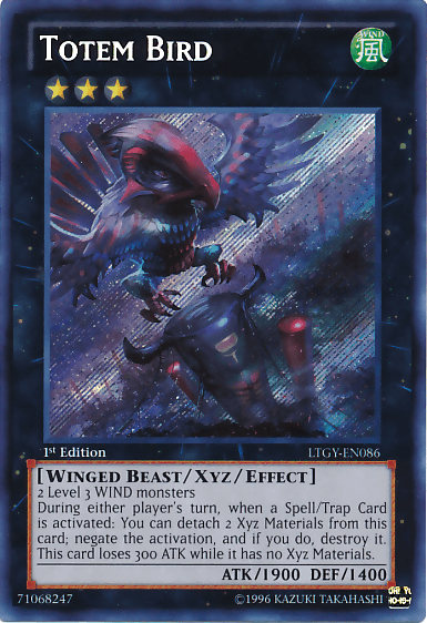 Totem Bird [LTGY-EN086] Secret Rare - Doe's Cards