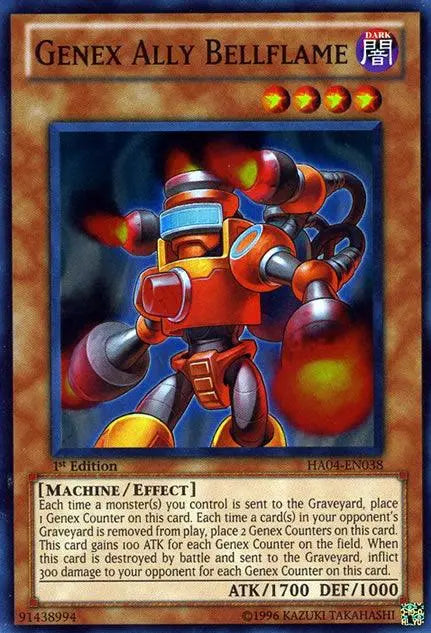 Genex Ally Bellflame [HA04-EN038] Super Rare - Doe's Cards